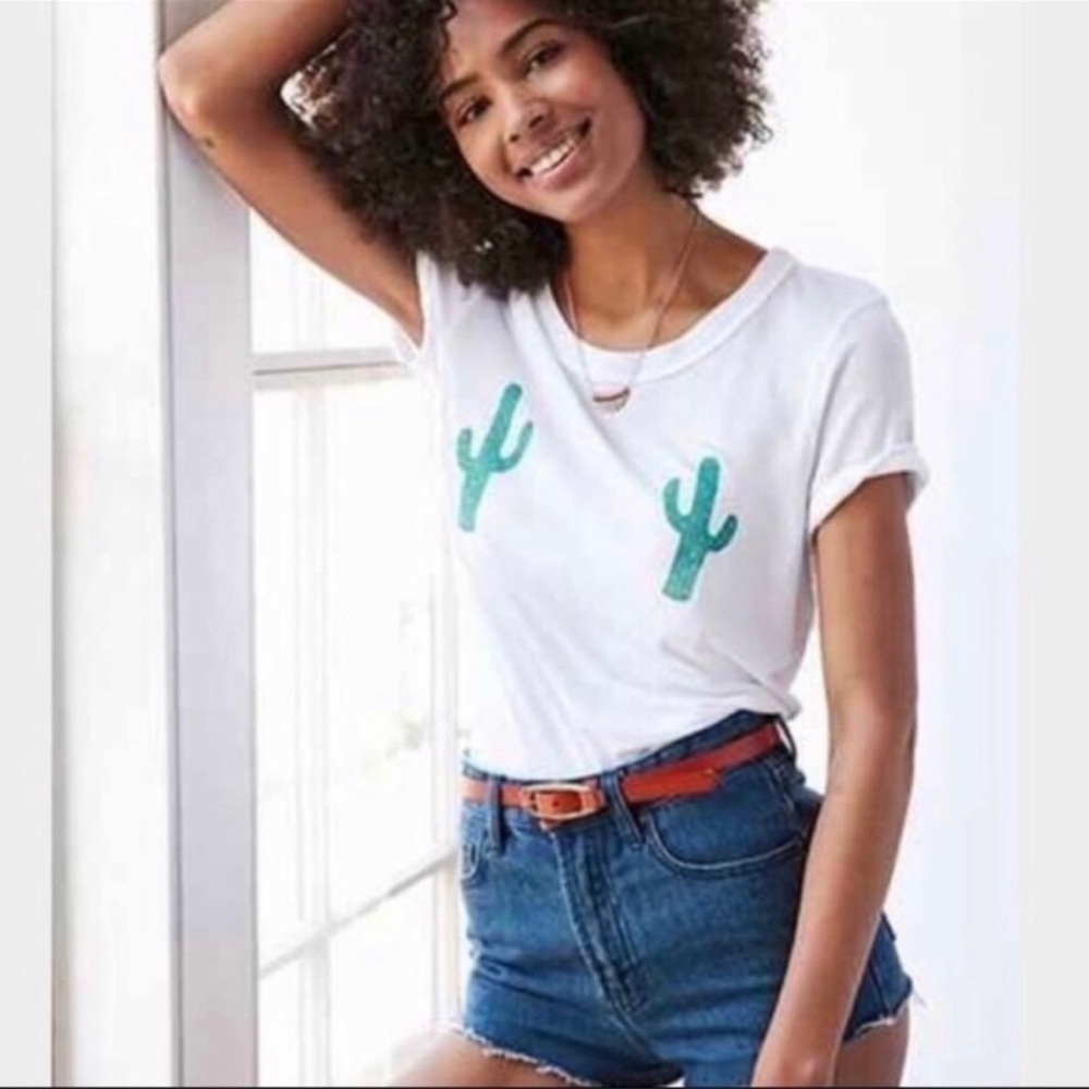 UO Truly Madly Deeply Cactus Tee